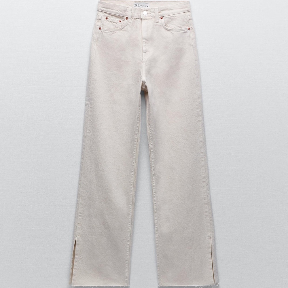Zara jeans Cream/Off white